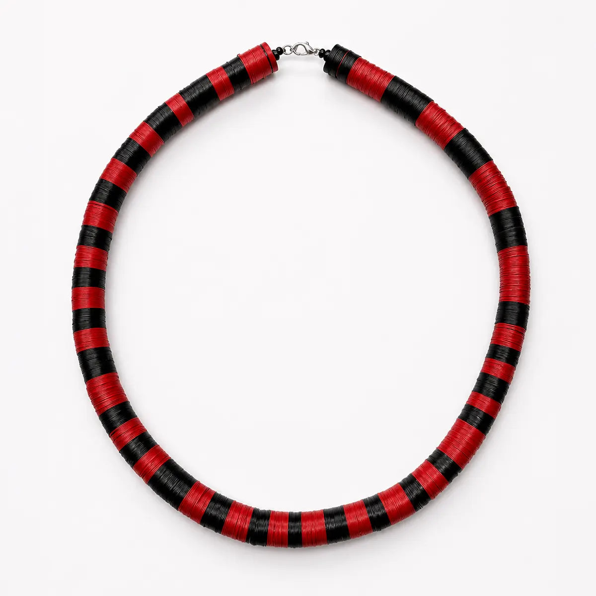 Aya Krobo Blue Glass Necklace