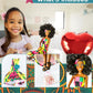 Maribel Black Diversity Doll with Movable Joints for Play