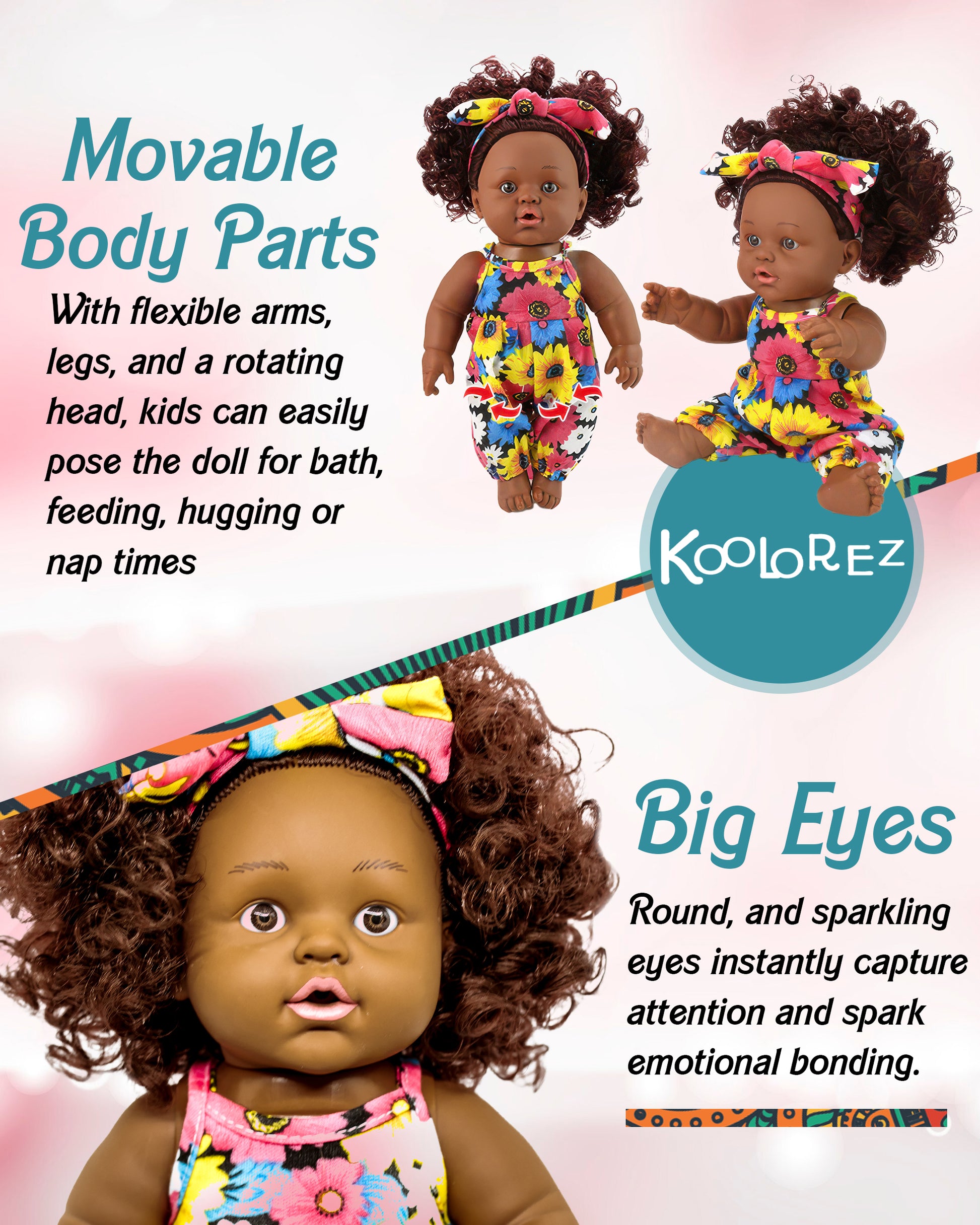 Child Feeding Mealtime Mini-me Doll with Bottle – Teaching Nurturing and Care through Play