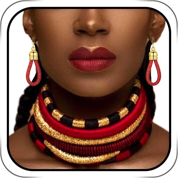 African collar necklace